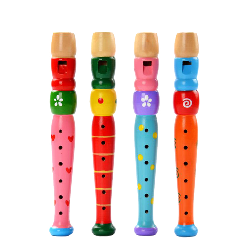 Musical Instrument Harmonium - ホットカラフルな木製フルート楽器トランペットラッパフーターキッズ教育音楽おもちゃ子供のため