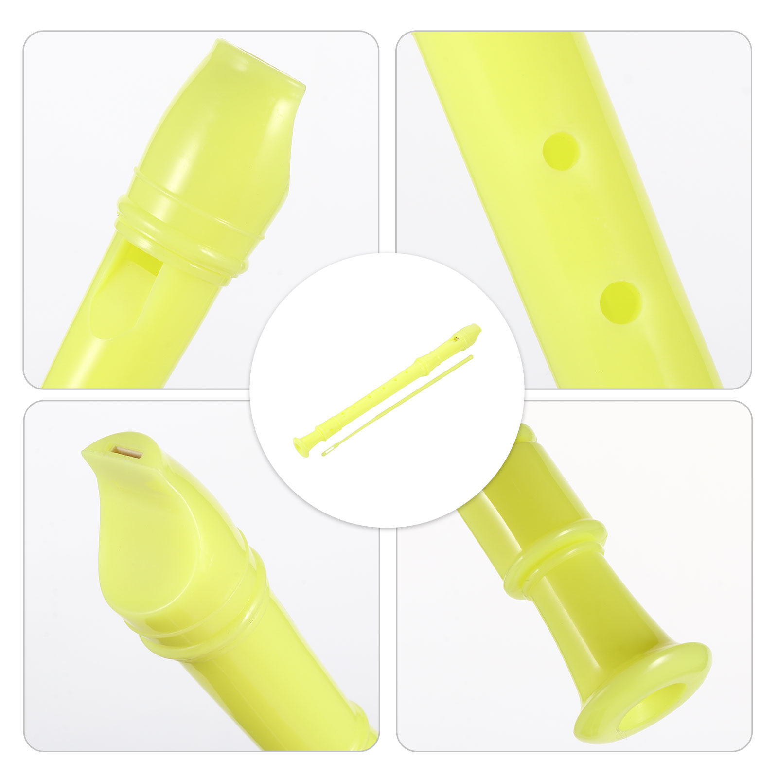 Soprano Recorder Plastic - 1 セット子供用ソプラノリコーダー 8 穴 ABS プラスチック明るい音簡単演奏教育楽器子供の運動能力のため