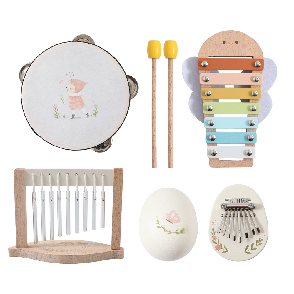 Musical Instrument Harmonium - 音楽玩具 赤ちゃん 木製 モンテッソーリ玩具 子供用楽器 リス
