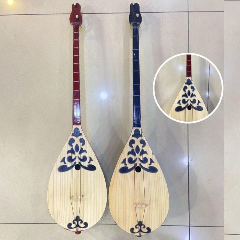 Musical Instrument Harmonium - 80CM ドンブラ 2弦 カザフ民族楽器 子供初心者向け ドンブラ演奏