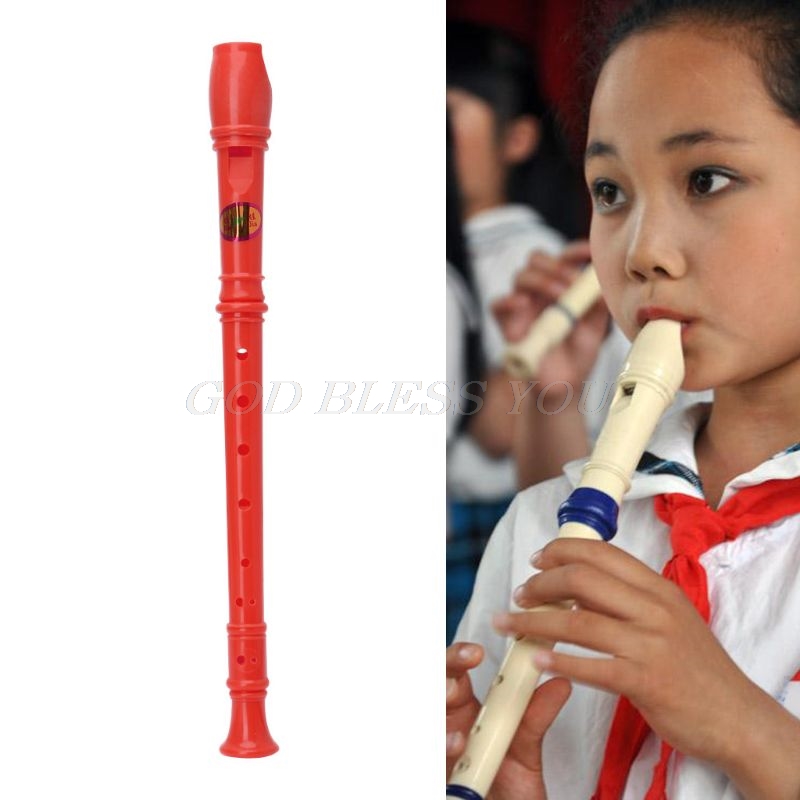 Soprano Recorder Plastic - マルチカラープラスチック楽器レコーダーソプラノロングフルート8穴直送