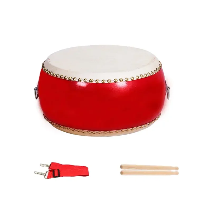Musical Instrument Harmonium - 子供のための牛革スネークドラム、スティック付きパフォーマンスドラム、音楽玩具、パーセンタイル楽器キット、3〜9インチ
