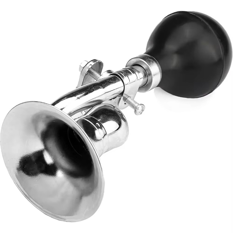 Musical Instrument Bugle - バグルホーン、レトロなクラウンホーン、子供用自転車ホーン、クラシックなヴィンテージメタルツイストラウドスピーカーサイレンホイッター、車両用スネイルエアホーン