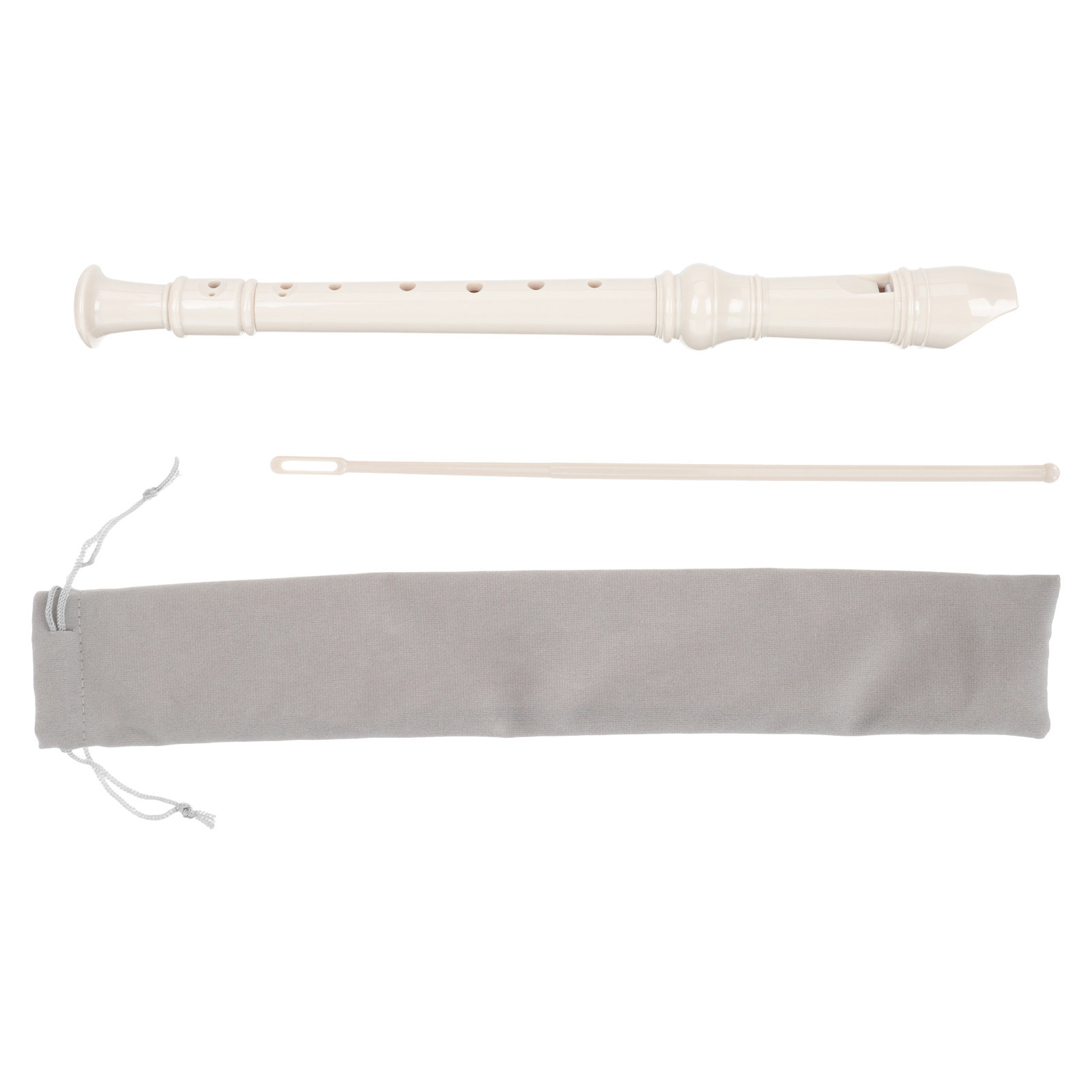 Soprano Recorder Plastic - 子供用8穴クラリネットセット 初心者向けソプラノリコーダー 高級プラスチック製 軽量コンパクトデザイン クリアで明るいサウンド 豊かな音色