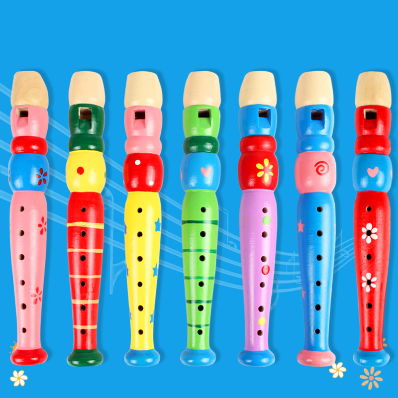 ホットカラフルな木製フルート楽器トランペットラッパフーターキ - Musical Instrument Harmonium のレビューと価格