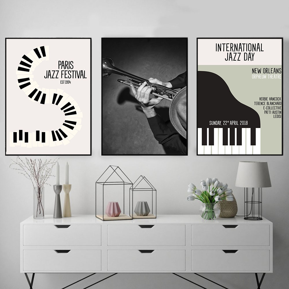 ヴィンテージギャラリーキャンバス絵画ポスター写真音楽肖像画さ - Picture Of Musical Instrument のレビューと価格