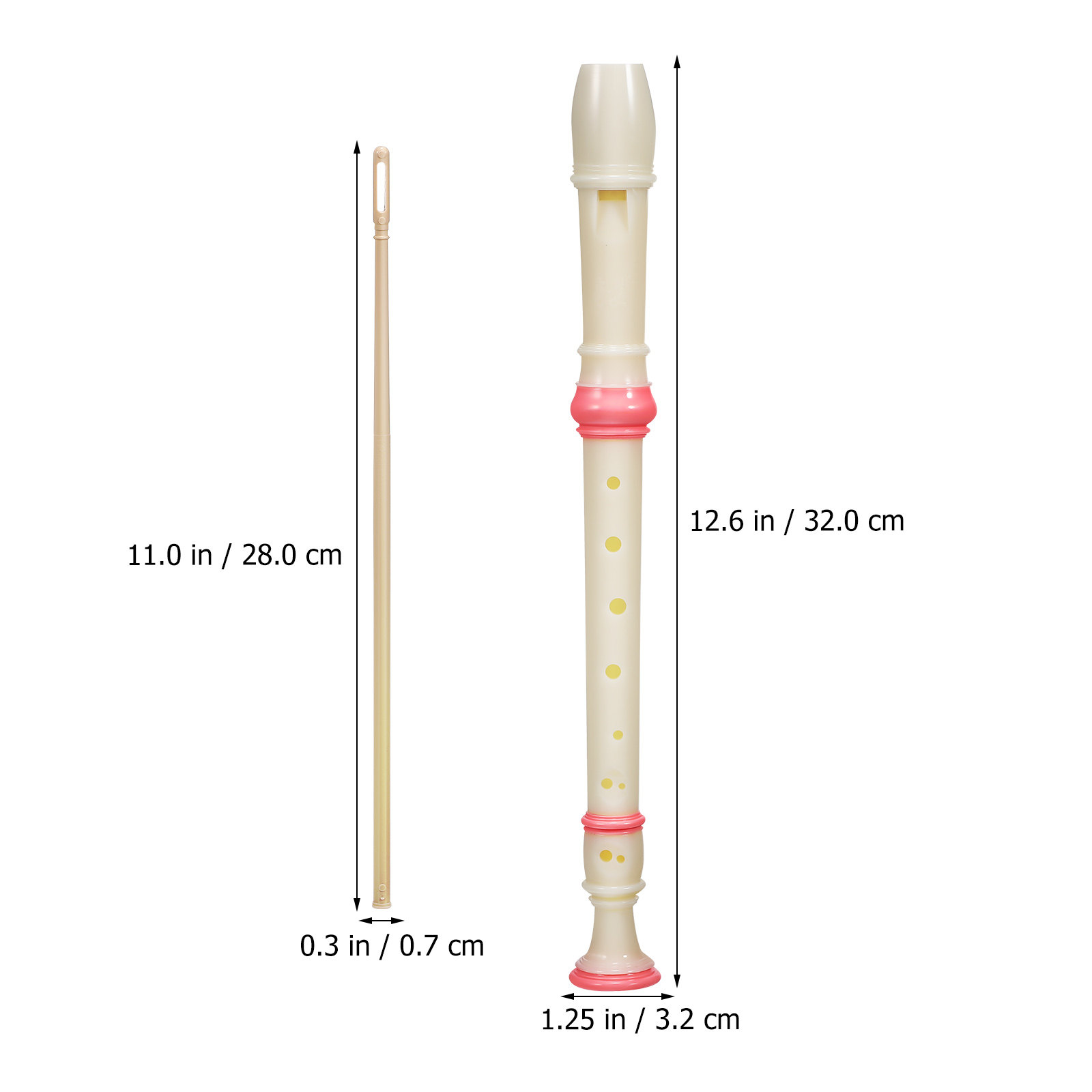 ソプラノリコーダー 2本セット 8穴 初心者向け プラスチッ - Soprano Recorder Plastic のレビューと価格