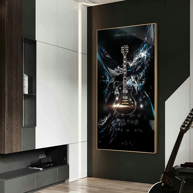I loveミュージックアートポスター,キャンバス絵画,写真 - Picture Of Musical Instrument のレビューと価格