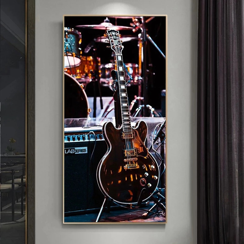 I loveミュージックアートポスター,キャンバス絵画,写真 - Picture Of Musical Instrument のレビューと価格