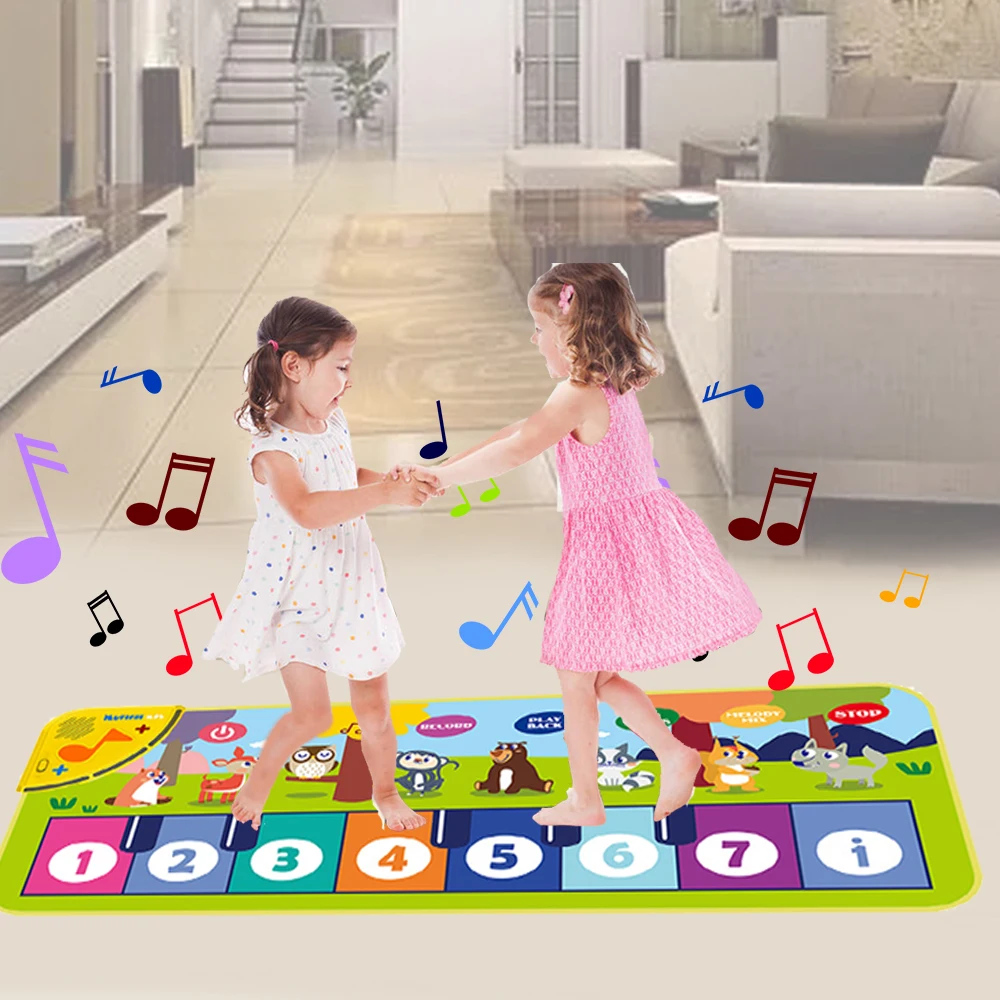 ピアノマット子供用キッズ幼児フロアキーボードダンスマットベビ - Musical Instrument Harmonium のレビューと価格
