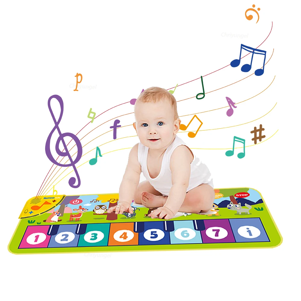 ピアノマット子供用キッズ幼児フロアキーボードダンスマットベビ - Musical Instrument Harmonium のレビューと価格