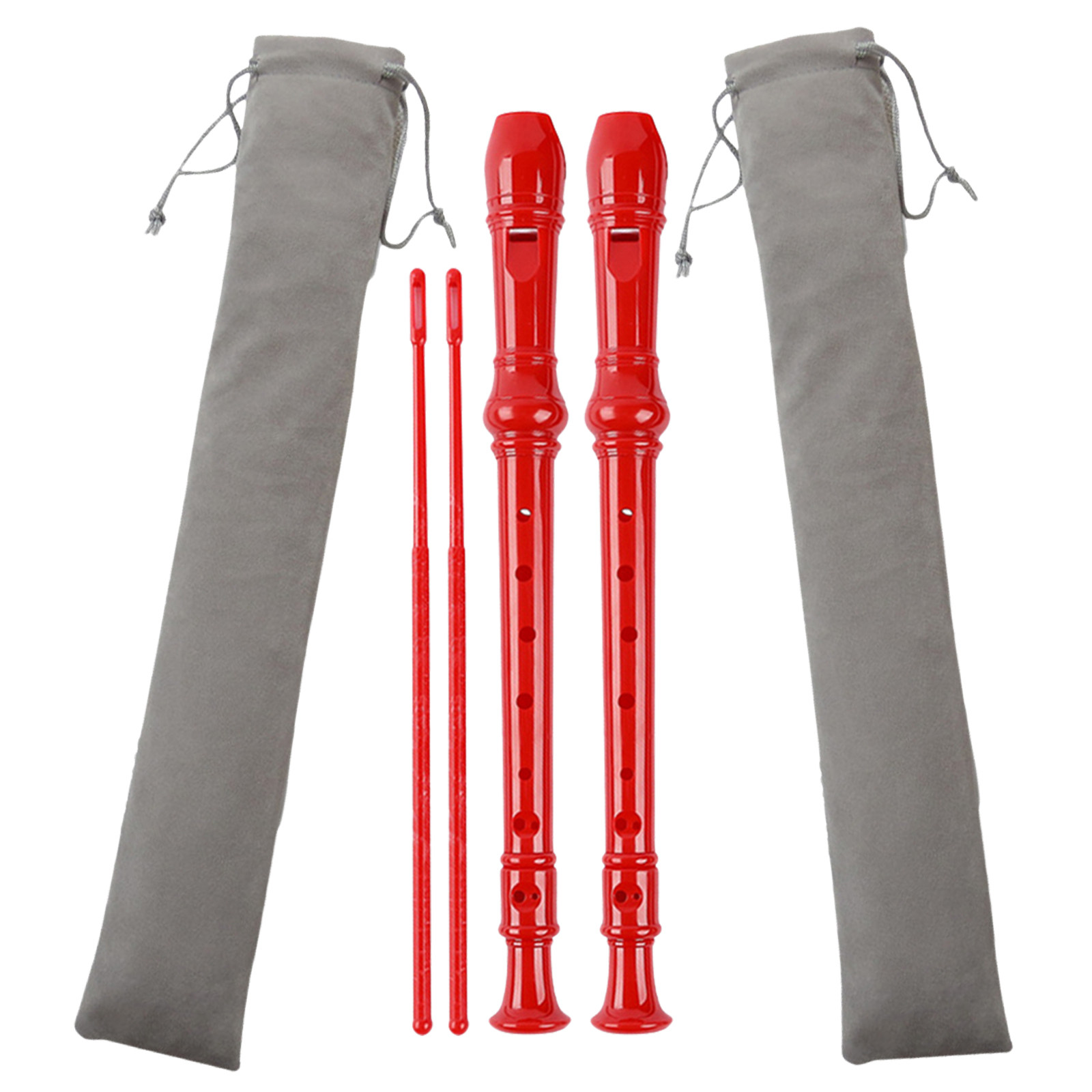 2本セット 学生用ソプラノリコーダー 楽器 8穴 ドイツ式  - Soprano Recorder Plastic のレビューと価格