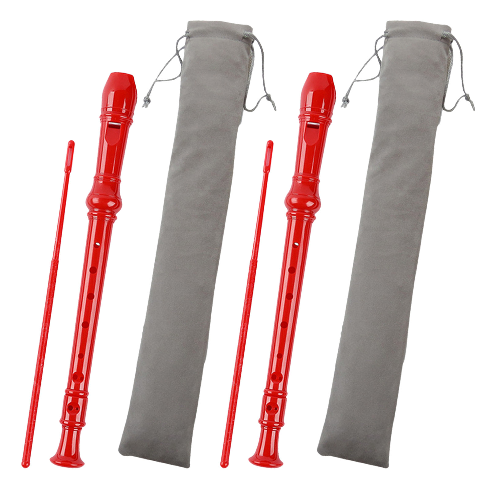 2本セット 学生用ソプラノリコーダー 楽器 8穴 ドイツ式  - Soprano Recorder Plastic のレビューと価格