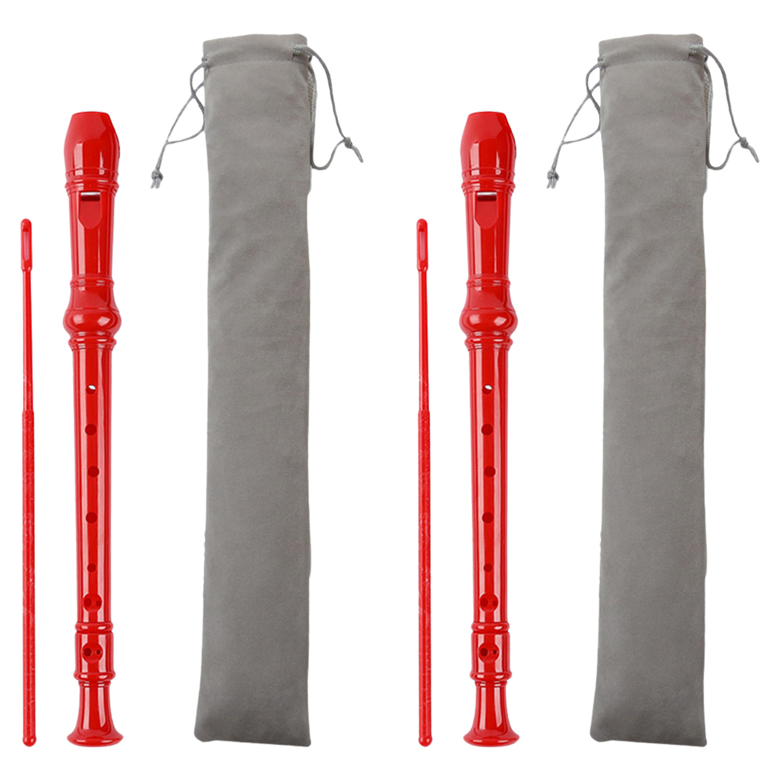 2本セット 学生用ソプラノリコーダー 楽器 8穴 ドイツ式  - Soprano Recorder Plastic のレビューと価格
