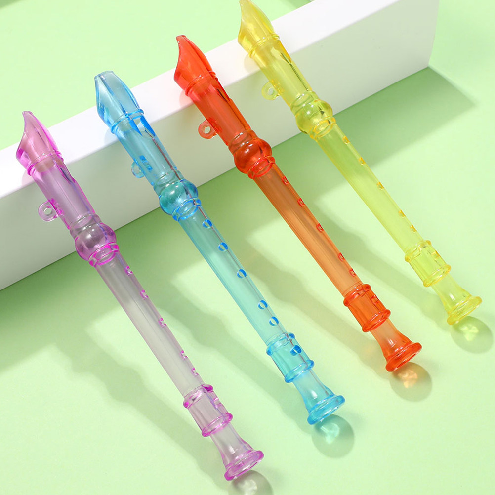 10個入り、軽量で持ち運びやすい、6孔のキャンディカラー半透 - Soprano Recorder Plastic のレビューと価格