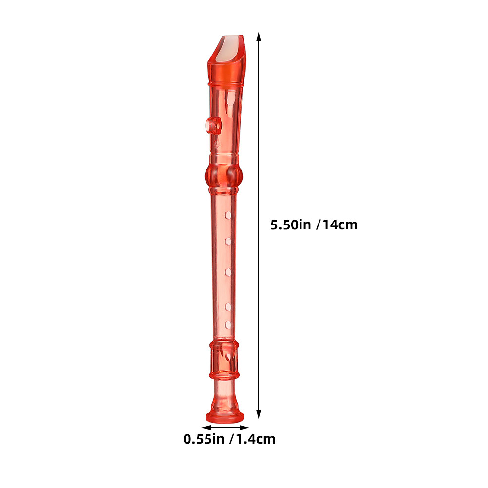 10個入り、軽量で持ち運びやすい、6孔のキャンディカラー半透 - Soprano Recorder Plastic のレビューと価格