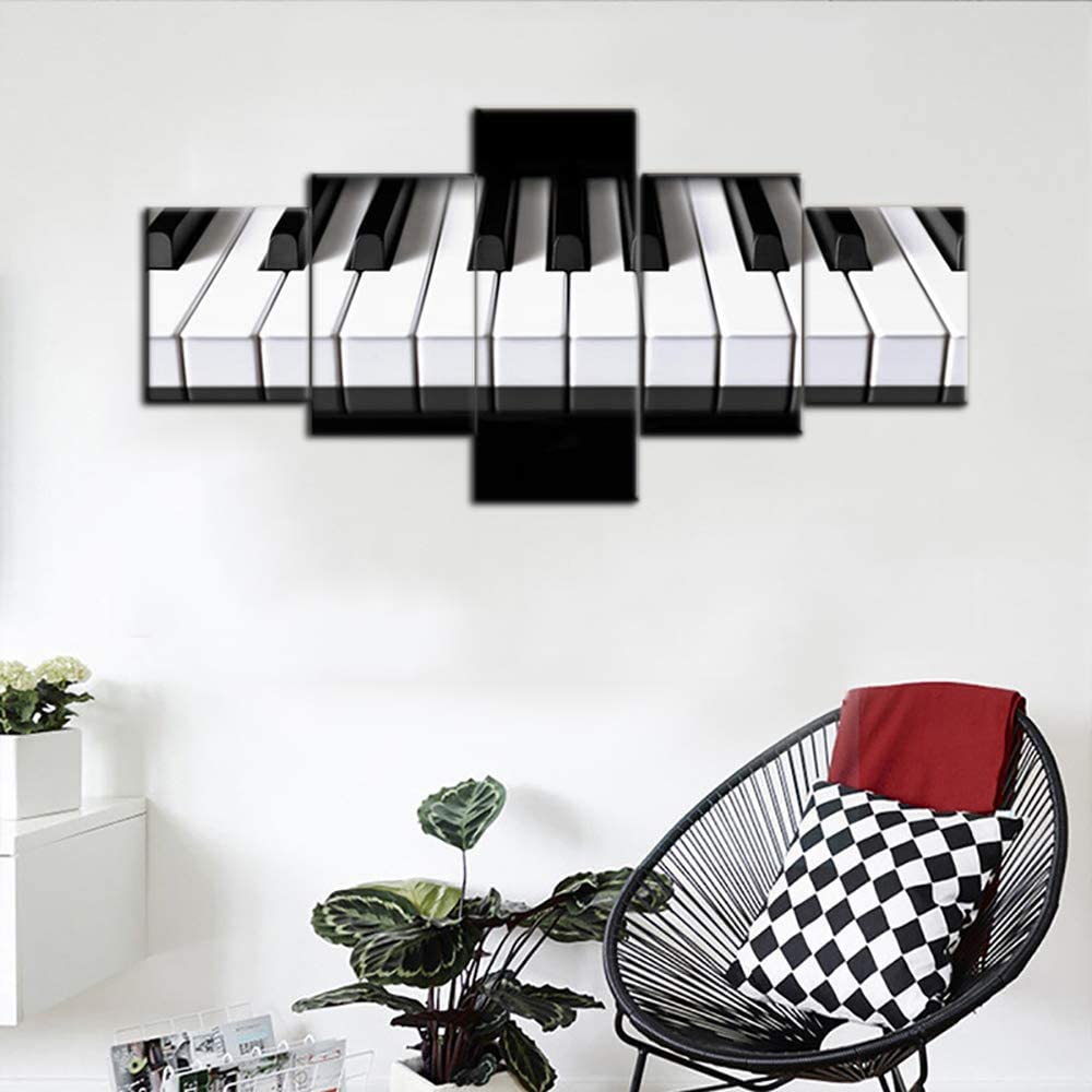 フレームなしのキャンバスHDポスター,室内装飾,楽器,ピアノ - Picture Of Musical Instrument のレビューと価格