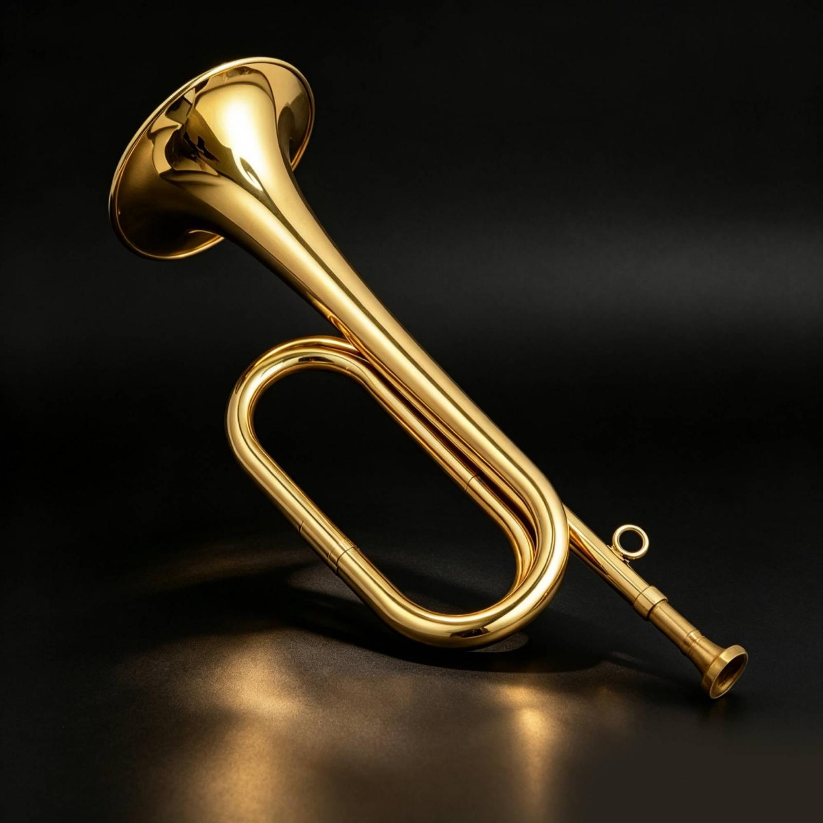 ミニ真鍮製楽器 ウィンドホーン コンパクトなバグル 指リング - Musical Instrument Bugle のレビューと価格
