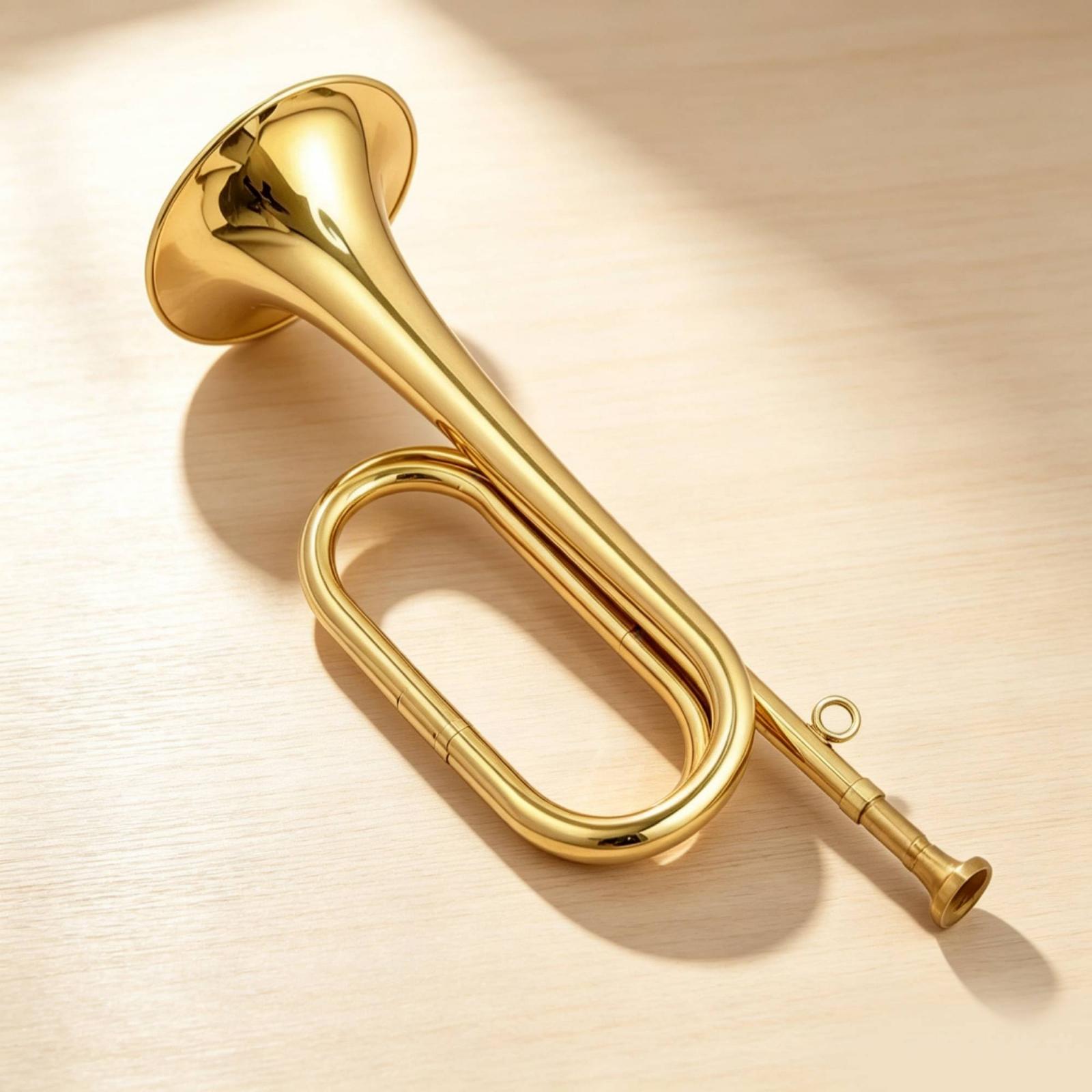 ミニ真鍮製楽器 ウィンドホーン コンパクトなバグル 指リング - Musical Instrument Bugle のレビューと価格