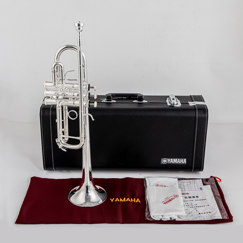 日本製のプロ品質のフラット真ちゅう製ペット,シルバーメッキ, - Musical Instrument Bugle のレビューと価格