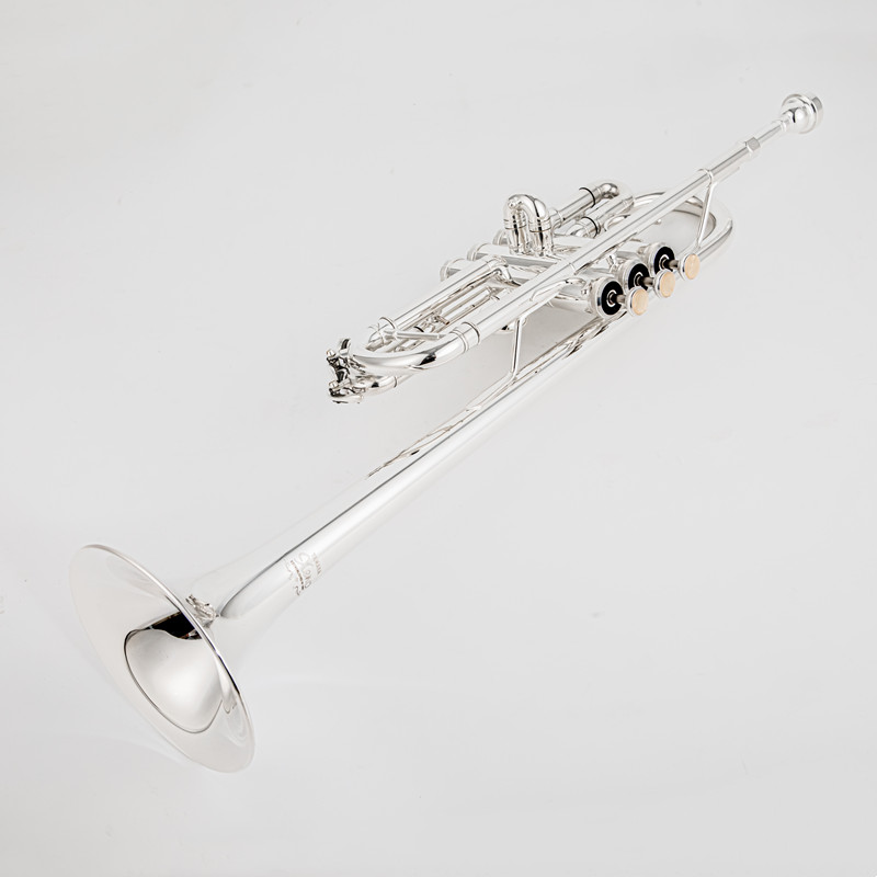 日本製のプロ品質のフラット真ちゅう製ペット,シルバーメッキ, - Musical Instrument Bugle のレビューと価格