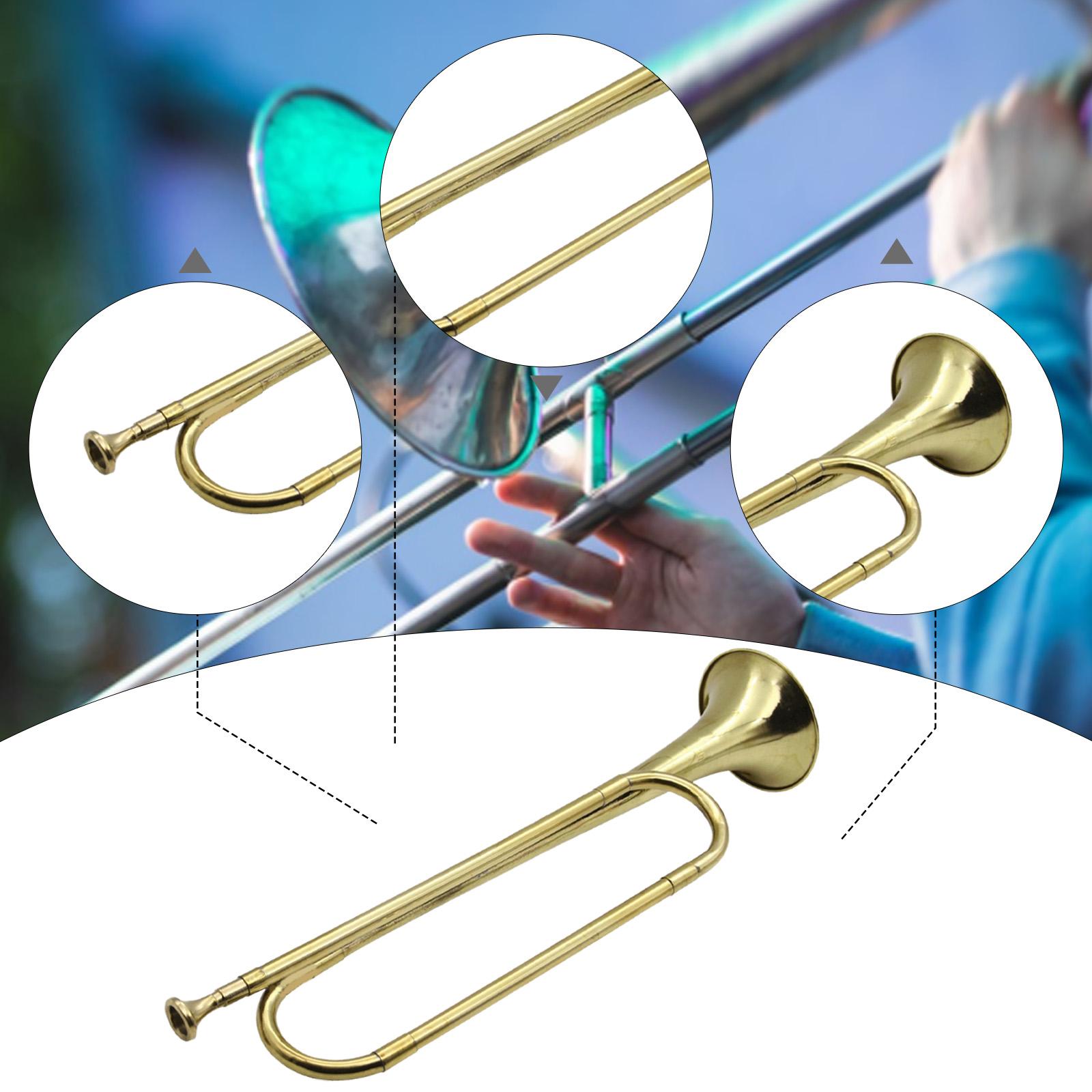 真鍮製のトランペット、ブーグル、楽器、オーケストラ、行進バン - Musical Instrument Bugle のレビューと価格