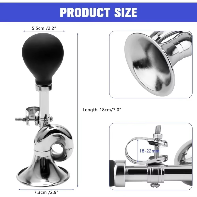 バグルホーン、レトロなクラウンホーン、子供用自転車ホーン、ク - Musical Instrument Bugle のレビューと価格