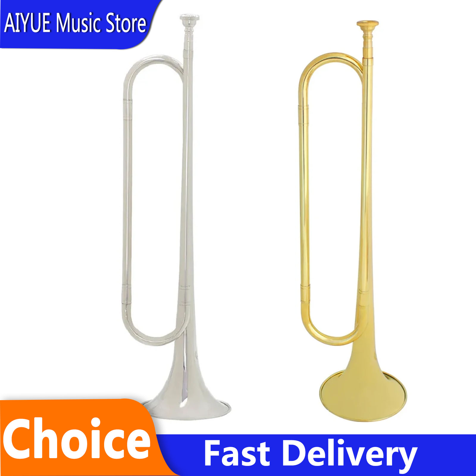 SLADE レトロ Bb フラット バグルトランペット マウ - Musical Instrument Bugle のレビューと価格