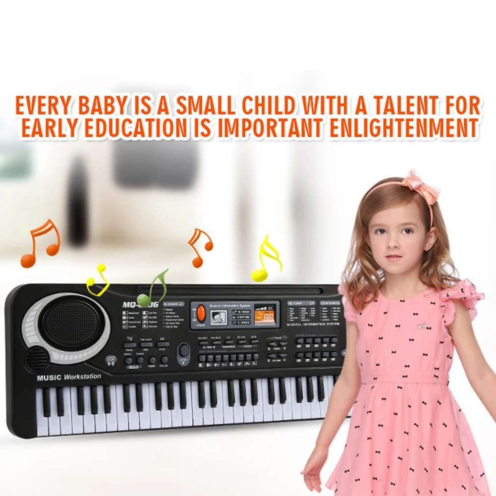 キッズ電子ピアノキーボードポータブル 61 キーオルガンマイ - Musical Instrument Harmonium のレビューと価格