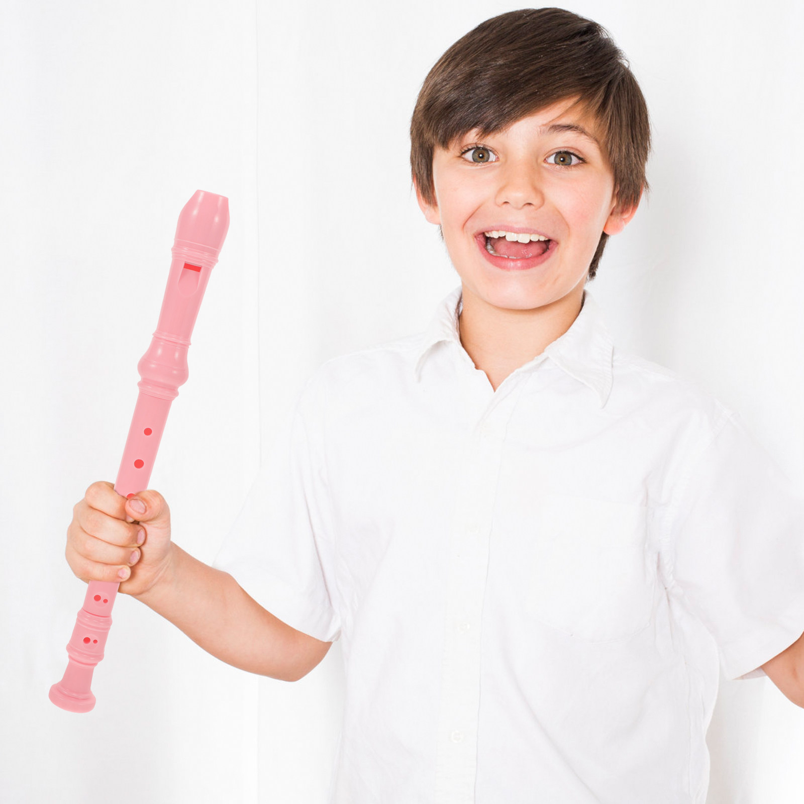 1セットのソプラノリコーダー。8つの穴があり、滑らかなプラス - Soprano Recorder Plastic のレビューと価格